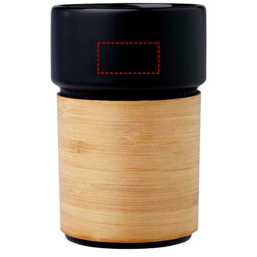 Fika 340 ml mugg med bambugrepp