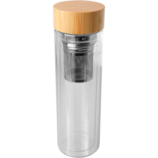 Bailey infusionsflaska i borsilikatglas med bambulock, 400 ml