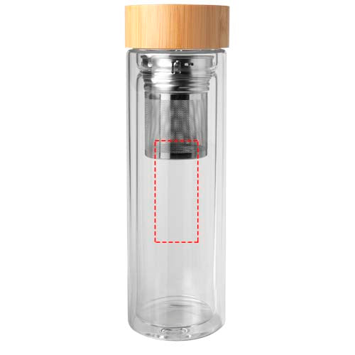 Bailey infusionsflaska i borsilikatglas med bambulock, 400 ml