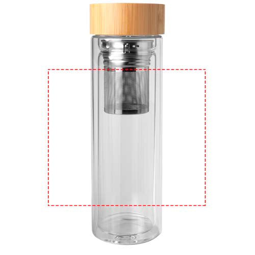 Bailey infusionsflaska i borsilikatglas med bambulock, 400 ml