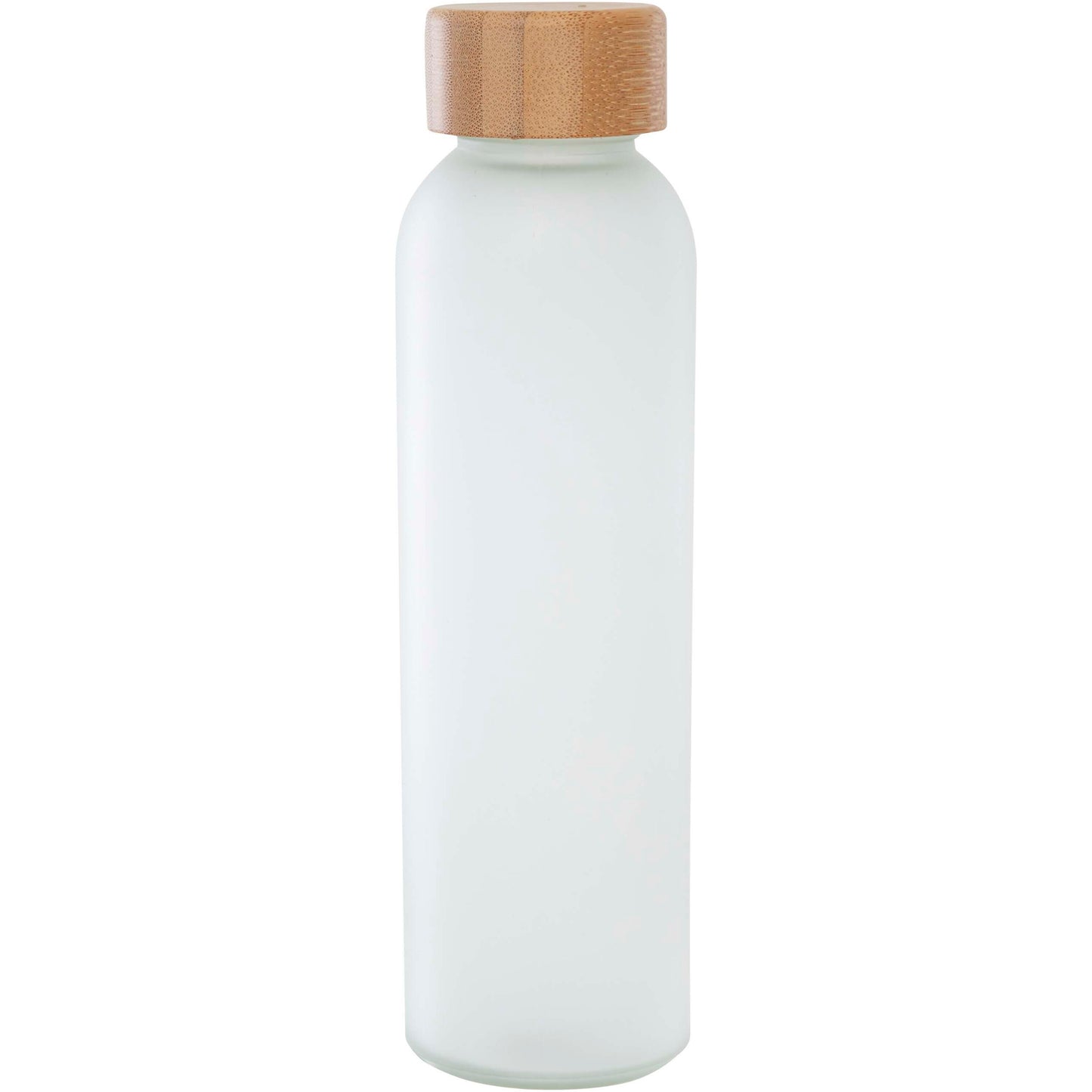 Lume 500 ml matt glasflaska av silikatglas med bambulock