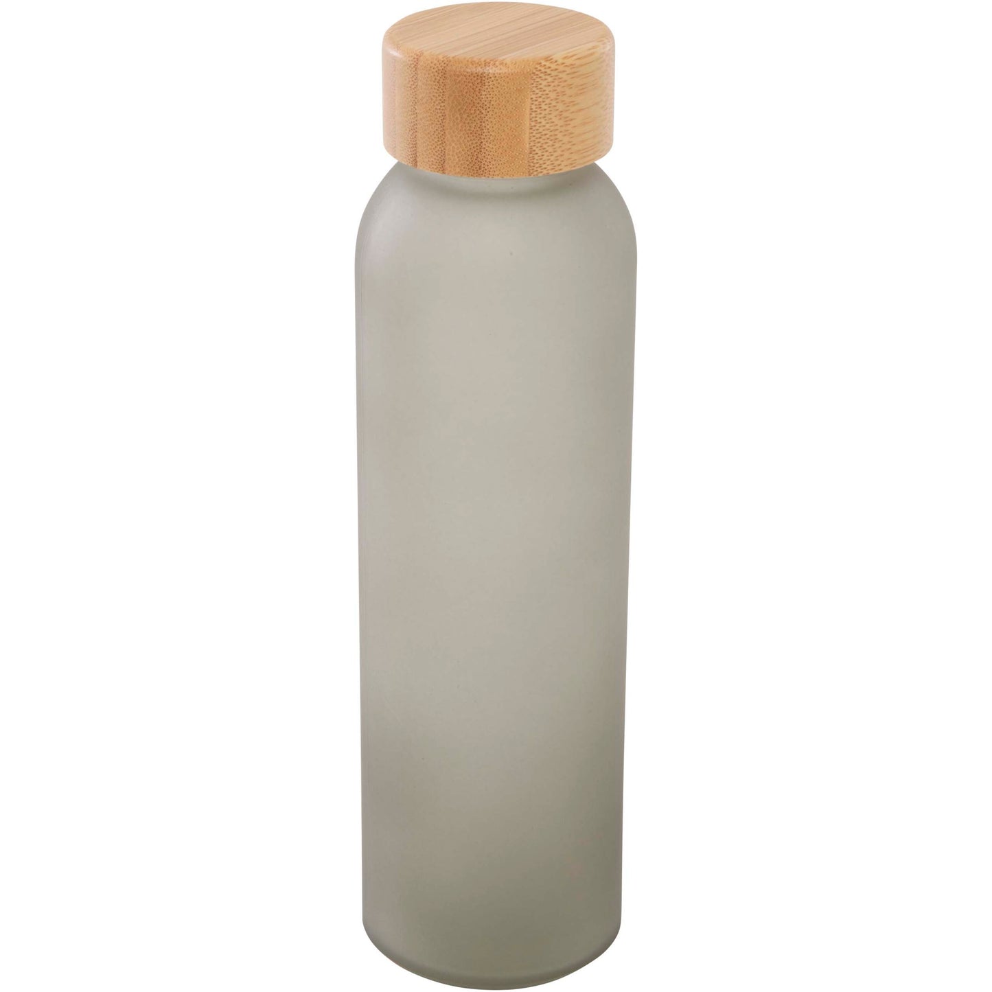 Lume 500 ml matt glasflaska av silikatglas med bambulock