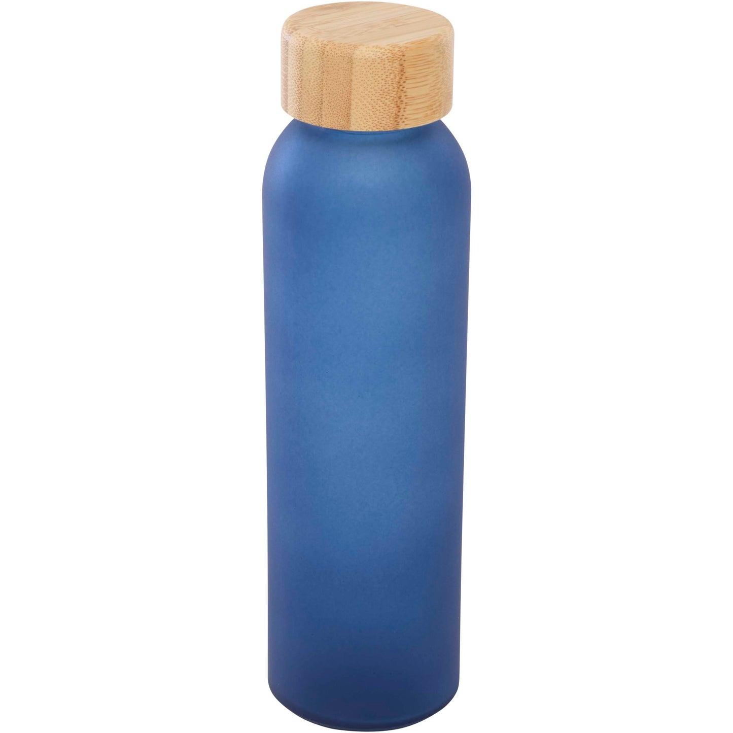 Lume 500 ml matt glasflaska av silikatglas med bambulock