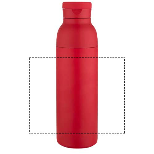 Illuminate 650 ml isolerad vattenflaska med dubbelvägg tillverkad av återvunnet RCS-rostfritt stål