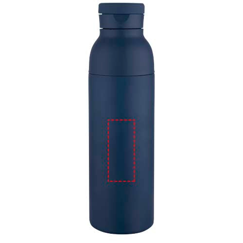 Illuminate 650 ml isolerad vattenflaska med dubbelvägg tillverkad av återvunnet RCS-rostfritt stål