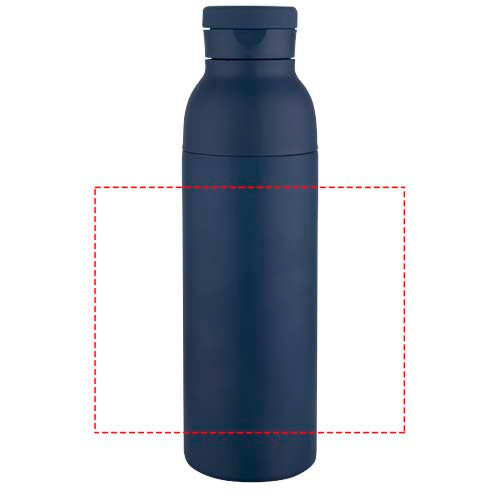 Illuminate 650 ml isolerad vattenflaska med dubbelvägg tillverkad av återvunnet RCS-rostfritt stål