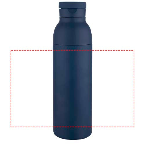 Illuminate 650 ml isolerad vattenflaska med dubbelvägg tillverkad av återvunnet RCS-rostfritt stål