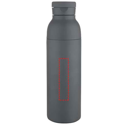 Illuminate 650 ml isolerad vattenflaska med dubbelvägg tillverkad av återvunnet RCS-rostfritt stål