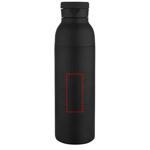 Illuminate 650 ml isolerad vattenflaska med dubbelvägg tillverkad av återvunnet RCS-rostfritt stål