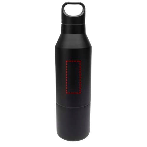 Odessy 600 ml RCS-certifierad isolerad flaska av återvunnet rostfritt stål med 300 ml mugg