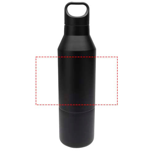 Odessy 600 ml RCS-certifierad isolerad flaska av återvunnet rostfritt stål med 300 ml mugg
