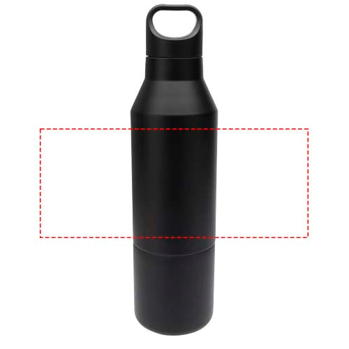 Odessy 600 ml RCS-certifierad isolerad flaska av återvunnet rostfritt stål med 300 ml mugg