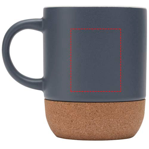Billie 300 ml keramikmugg med korkdetaljer och matt finish