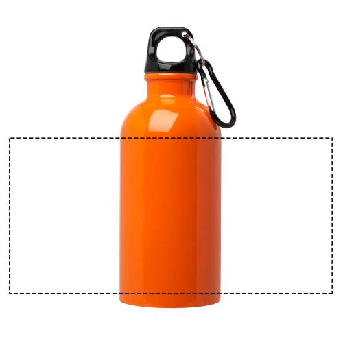 Oregon 400 ml vattenflaska i RCS-certifierat rostfritt stål med enkelvägg och karbinhake