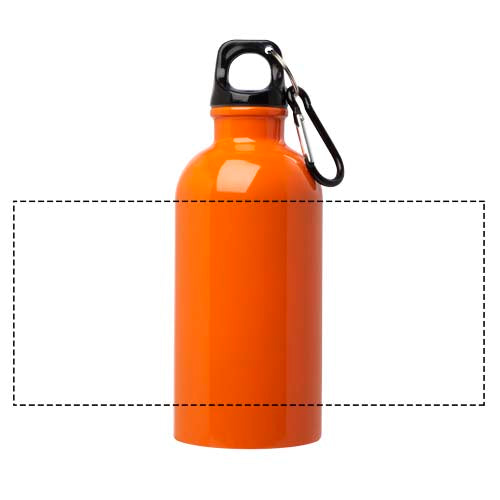 Oregon 400 ml vattenflaska i RCS-certifierat rostfritt stål med enkelvägg och karbinhake