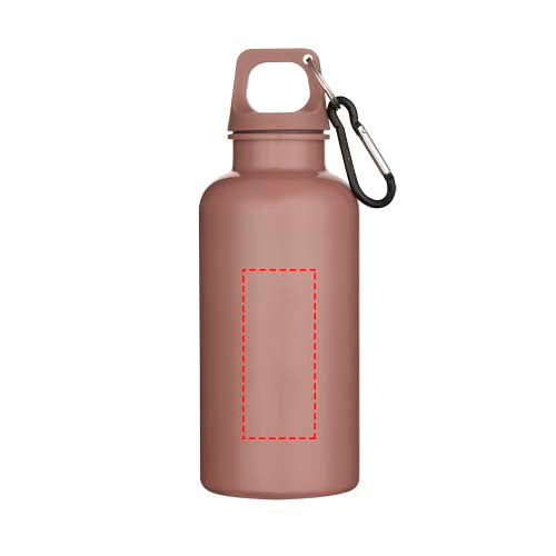 Oregon 400 ml vattenflaska av RCS-certifierad återvunnen plast med karbinhake