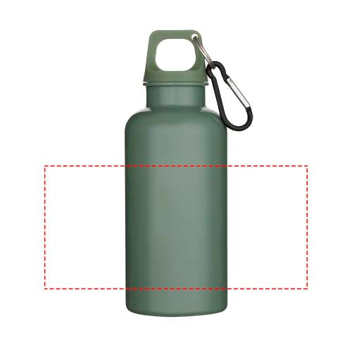 Oregon 400 ml vattenflaska av RCS-certifierad återvunnen plast med karbinhake