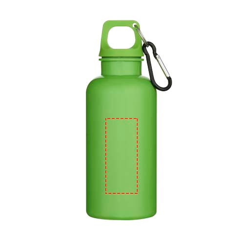 Oregon 400 ml vattenflaska av RCS-certifierad återvunnen plast med karbinhake