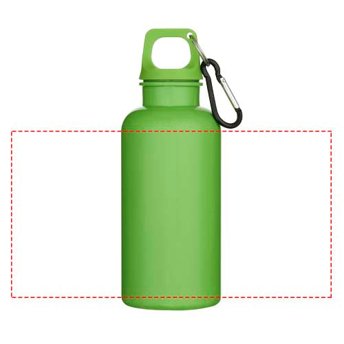 Oregon 400 ml vattenflaska av RCS-certifierad återvunnen plast med karbinhake