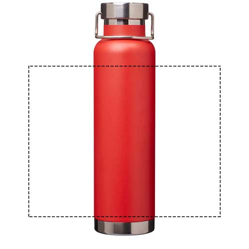 Thor 650 ml vakuumisolerad vattenflaska tillverkad av återvunnet RCS-rostfritt stål och koppar