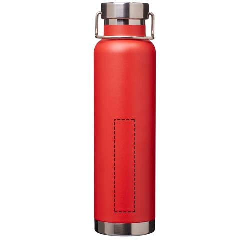 Thor 650 ml vakuumisolerad vattenflaska tillverkad av återvunnet RCS-rostfritt stål och koppar