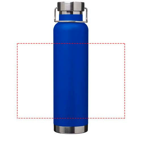 Thor 650 ml vakuumisolerad vattenflaska tillverkad av återvunnet RCS-rostfritt stål och koppar