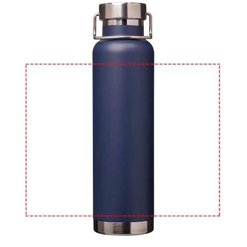 Thor 650 ml vakuumisolerad vattenflaska tillverkad av återvunnet RCS-rostfritt stål och koppar