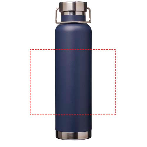 Thor 650 ml vakuumisolerad vattenflaska tillverkad av återvunnet RCS-rostfritt stål och koppar