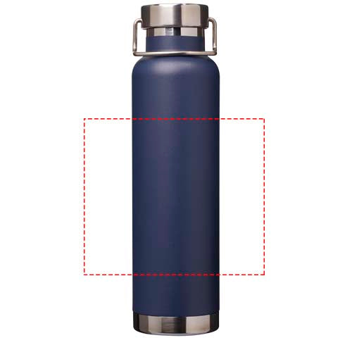 Thor 650 ml vakuumisolerad vattenflaska tillverkad av återvunnet RCS-rostfritt stål och koppar