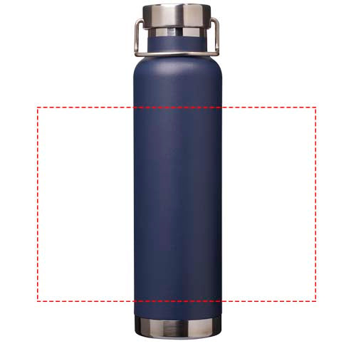 Thor 650 ml vakuumisolerad vattenflaska tillverkad av återvunnet RCS-rostfritt stål och koppar