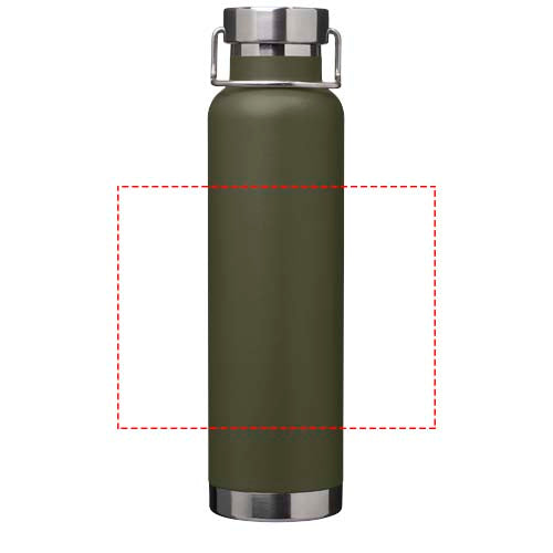 Thor 650 ml vakuumisolerad vattenflaska tillverkad av återvunnet RCS-rostfritt stål och koppar