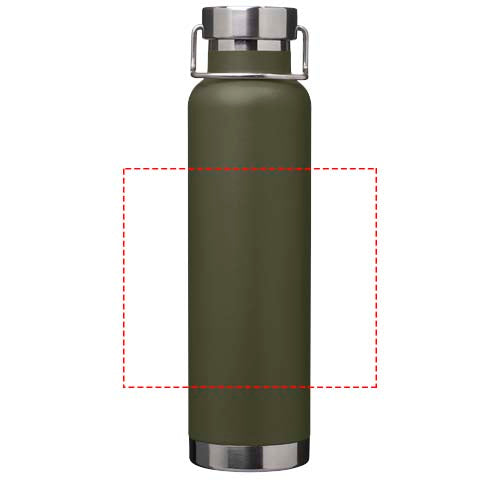 Thor 650 ml vakuumisolerad vattenflaska tillverkad av återvunnet RCS-rostfritt stål och koppar