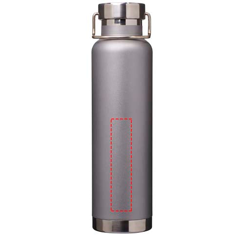 Thor 650 ml vakuumisolerad vattenflaska tillverkad av återvunnet RCS-rostfritt stål och koppar