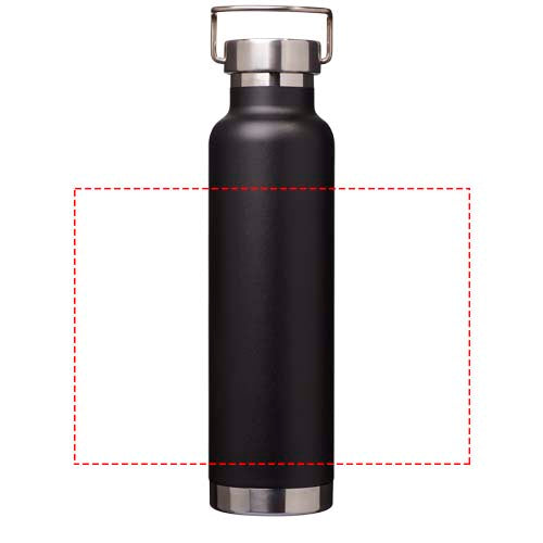 Thor 650 ml vakuumisolerad vattenflaska tillverkad av återvunnet RCS-rostfritt stål och koppar