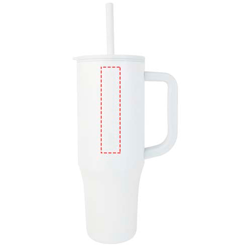 Brady 900 ml RCS-certifierad isolerad mugg med silikonsugrör