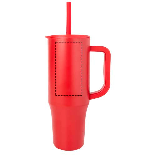 Brady 900 ml RCS-certifierad isolerad mugg med silikonsugrör