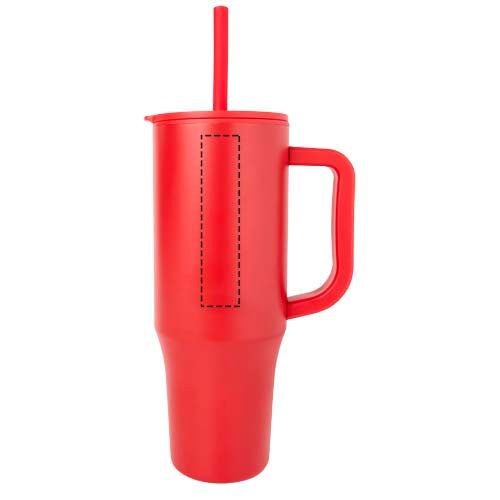 Brady 900 ml RCS-certifierad isolerad mugg med silikonsugrör