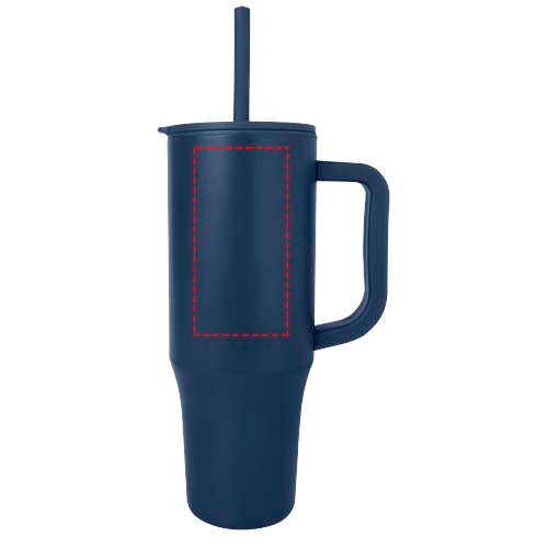 Brady 900 ml RCS-certifierad isolerad mugg med silikonsugrör