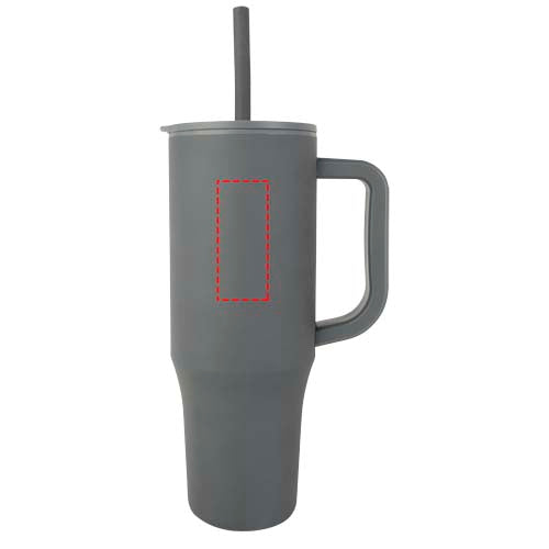 Brady 900 ml RCS-certifierad isolerad mugg med silikonsugrör