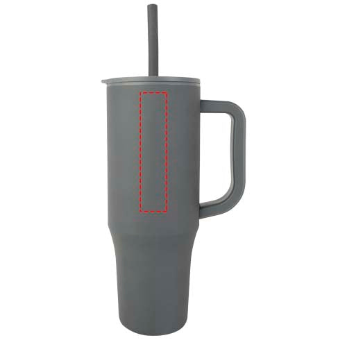 Brady 900 ml RCS-certifierad isolerad mugg med silikonsugrör