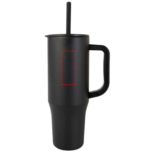 Brady 900 ml RCS-certifierad isolerad mugg med silikonsugrör