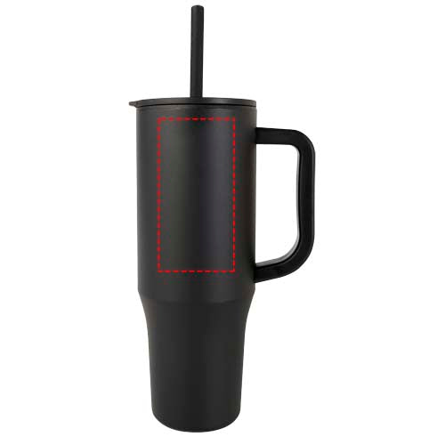 Brady 900 ml RCS-certifierad isolerad mugg med silikonsugrör