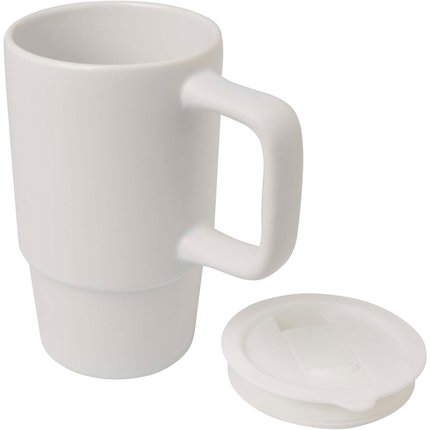 Carter 450 ml keramisk mugg med plastlock