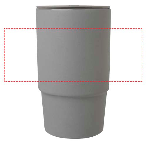 Carter 450 ml keramisk mugg med plastlock