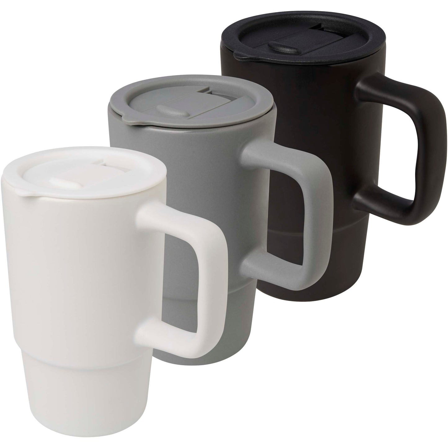 Carter 450 ml keramisk mugg med plastlock