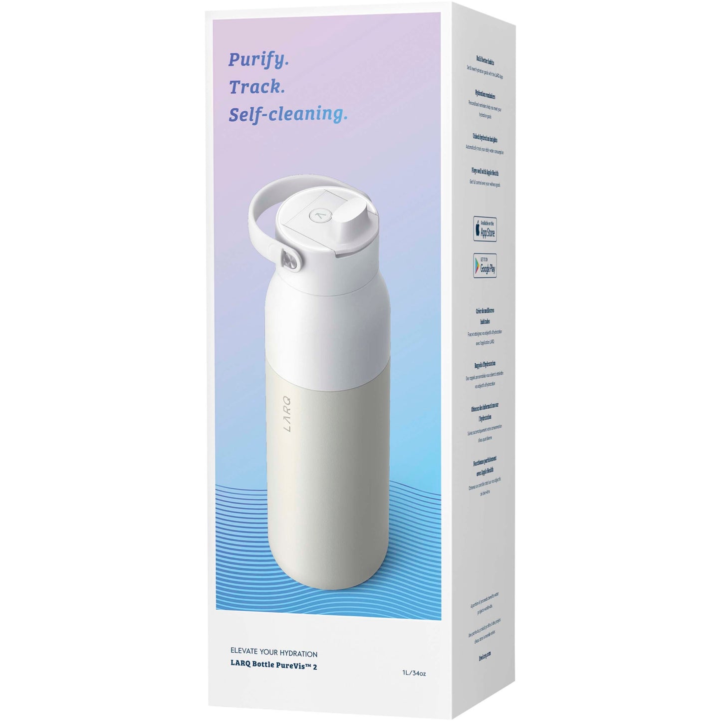 LARQ PureVis™ 2.0 1 000 ml isolerad vattenflaska