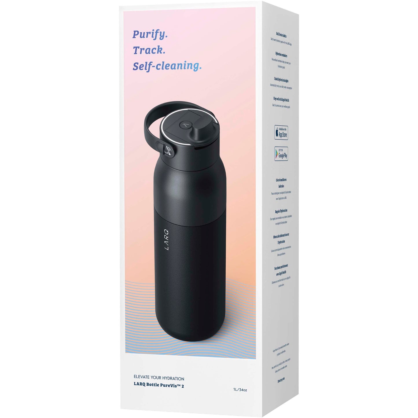 LARQ PureVis™ 2.0 1 000 ml isolerad vattenflaska