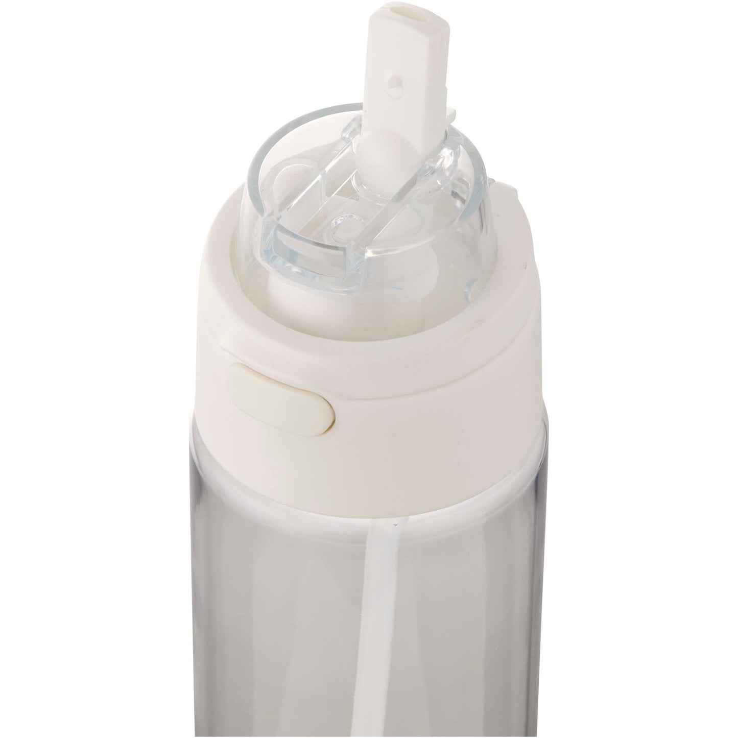 Theron 700 ml vattenflaska i återvunnen plast från RCS med lock med dubbla funktioner och utfällbart sugrör