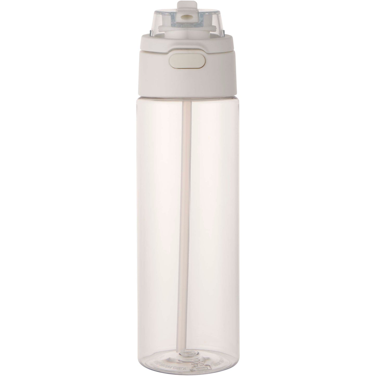 Theron 700 ml vattenflaska i återvunnen plast från RCS med lock med dubbla funktioner och utfällbart sugrör