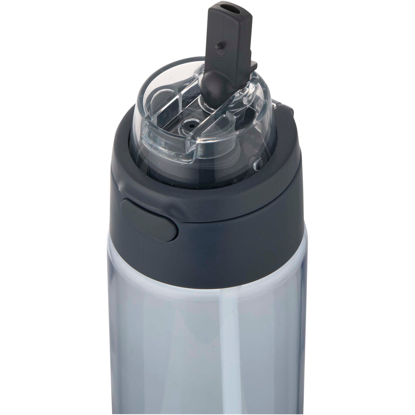 Theron 700 ml vattenflaska i återvunnen plast från RCS med lock med dubbla funktioner och utfällbart sugrör